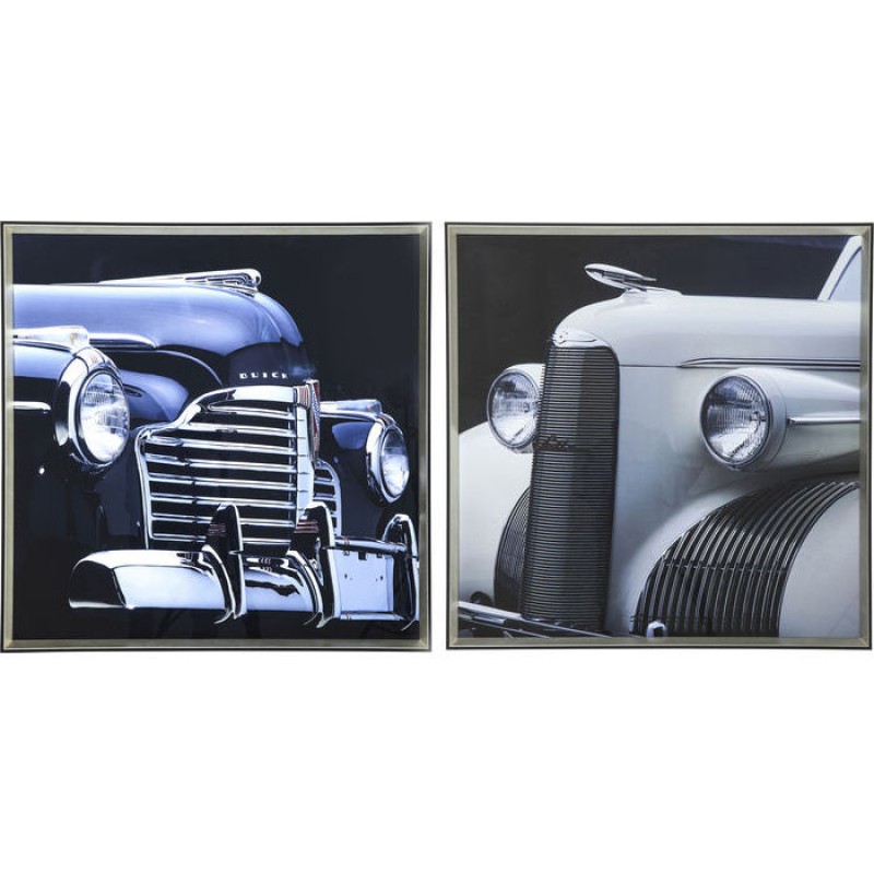 Picture Frame Oldtimer 104x104cm Assorted